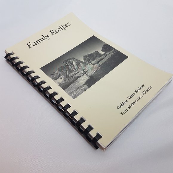 Vintage 1990s Cookbook Golden Years Society Fort McMurray Alberta Family Recipes - Picture 7 of 16